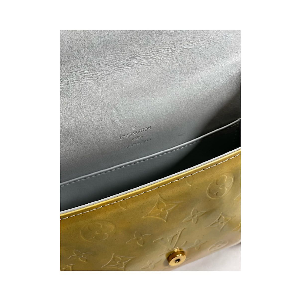 Louis Vuitton Baggy Yellow Patent Leather Handbag Size ONE SIZE - 2 Thumbnail