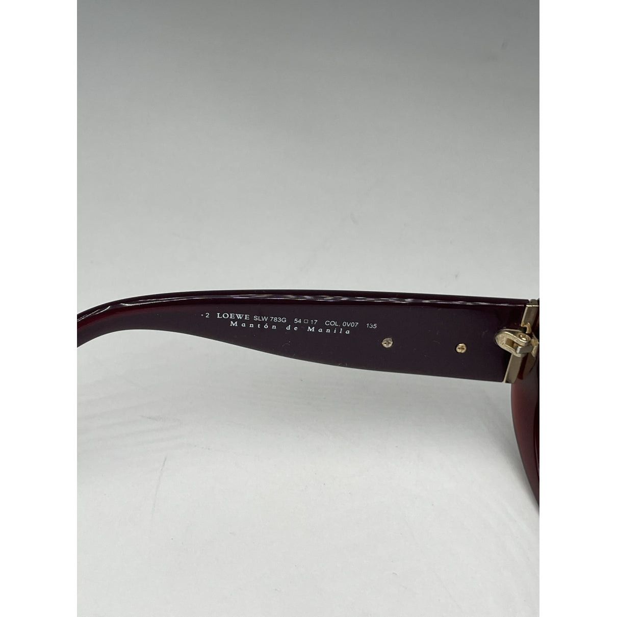 Loewe Purple Plastic Sunglasses Size ONE SIZE - 3 Thumbnail
