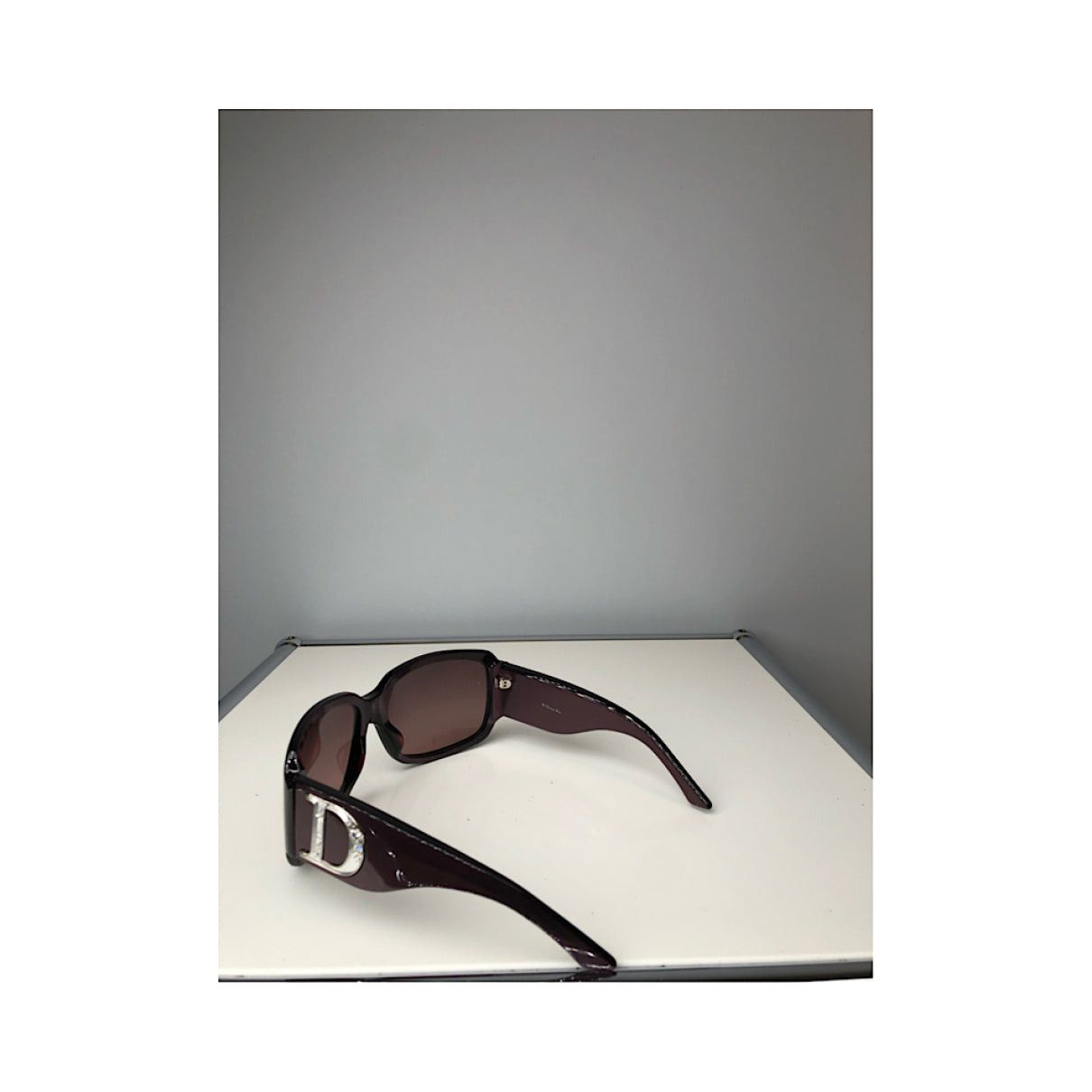 Dior Purple Plastic Sunglasses Size ONE SIZE - 4 Thumbnail
