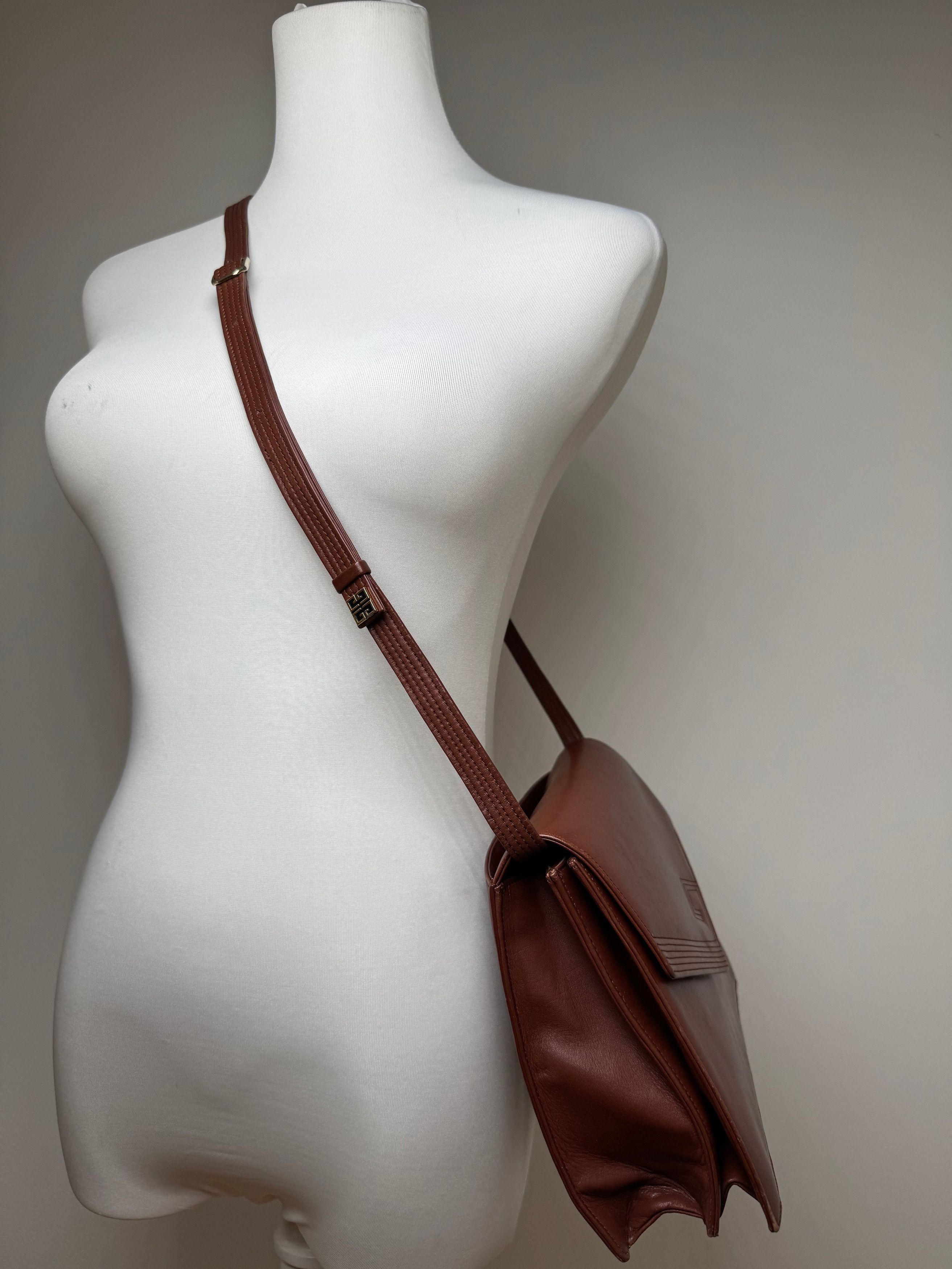 Givenchy Vintage 4G Leather bag brown Size ONE SIZE - 3 Thumbnail