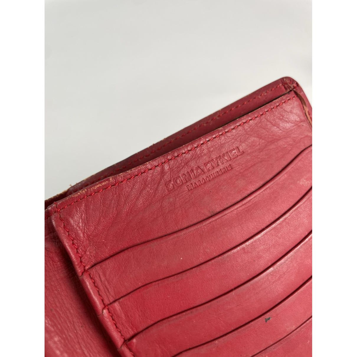 Sonia Rykiel Red Leather Wallet Size ONE SIZE - 5 Thumbnail