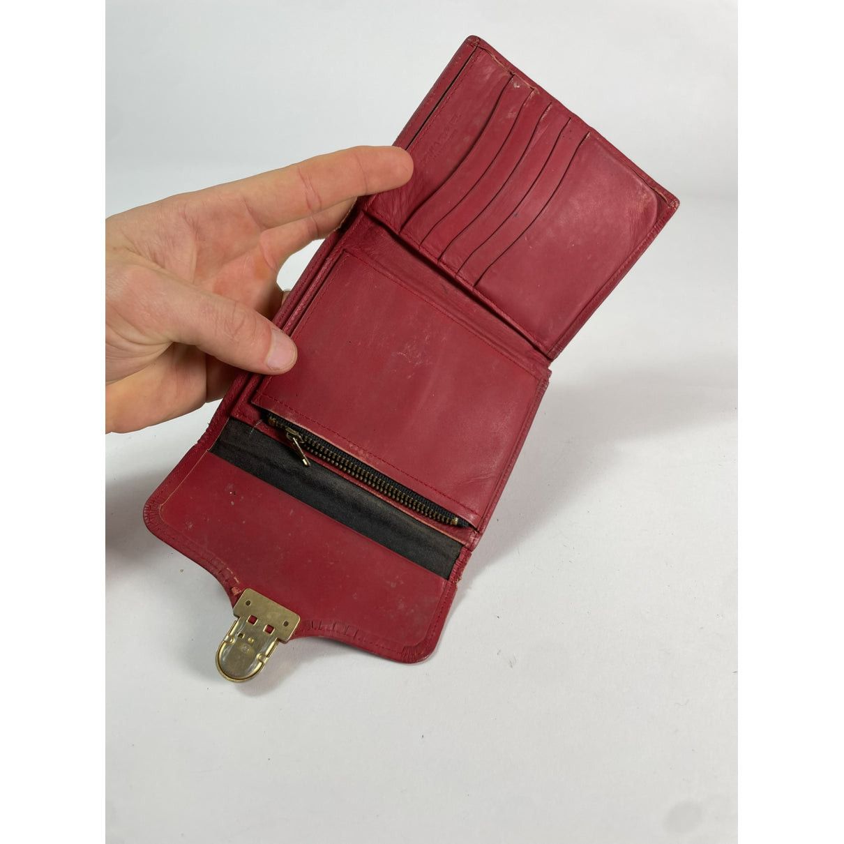 Sonia Rykiel Red Leather Wallet Size ONE SIZE - 4 Thumbnail