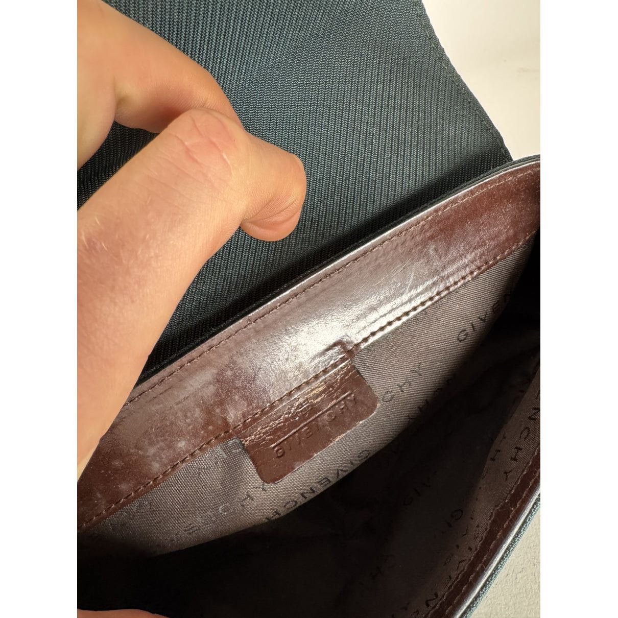 Givenchy 4G Green Leather Handbag Size ONE SIZE - 4 Thumbnail