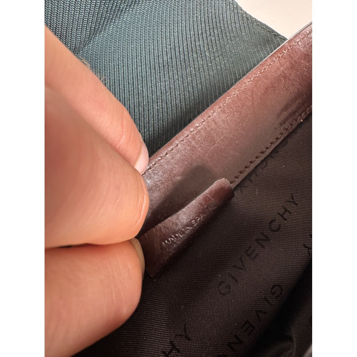 Givenchy 4G Green Leather Handbag Size ONE SIZE - 5 Thumbnail
