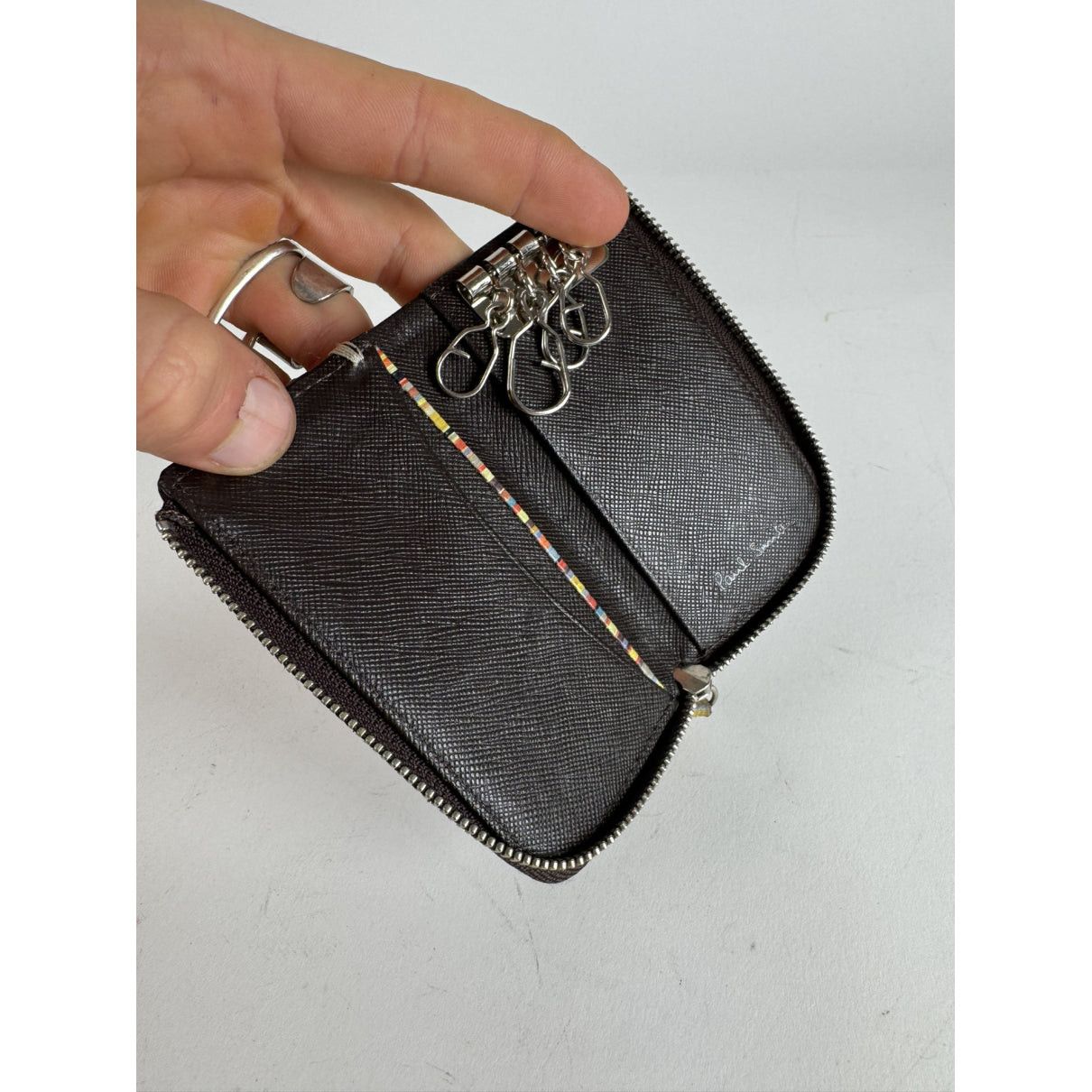 Paul Smith Brown Leather Purse Size ONE SIZE - 5 Thumbnail
