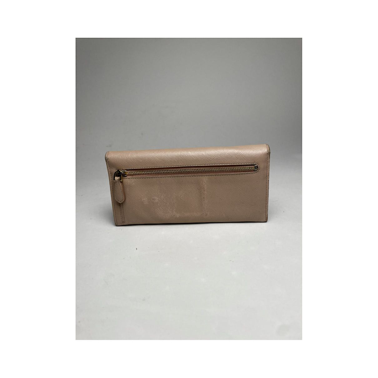 Prada Gold Leather Wallet Size ONE SIZE - 5 Thumbnail