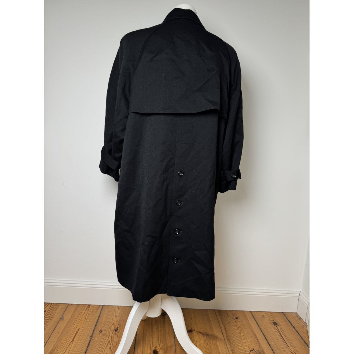 Courreges Courrèges Black Wool Trench Coat Size S / US 4 / IT 40 - 4 Thumbnail