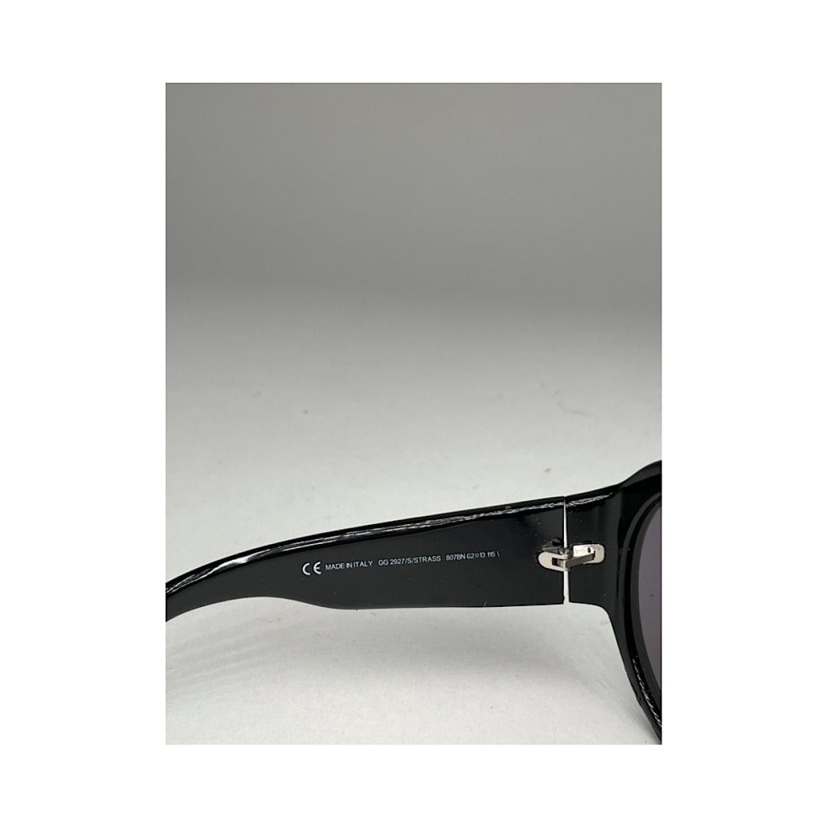 Gucci Black Plastic Sunglasses Size ONE SIZE - 5 Thumbnail