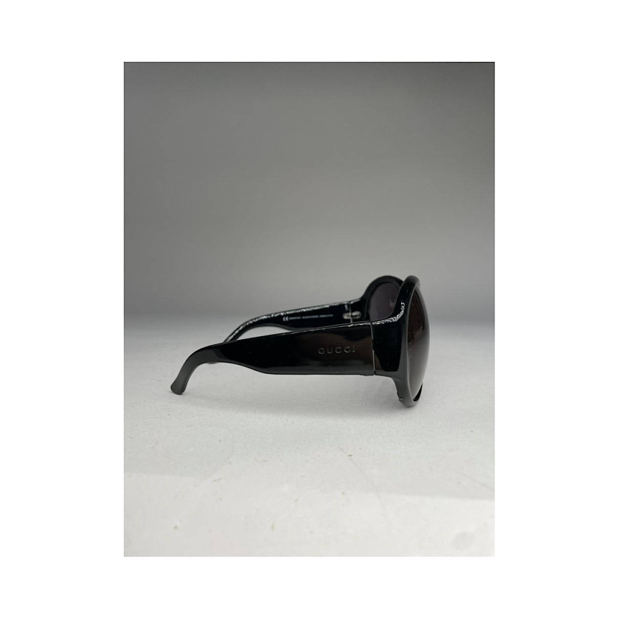 Gucci Black Plastic Sunglasses Size ONE SIZE - 4 Thumbnail
