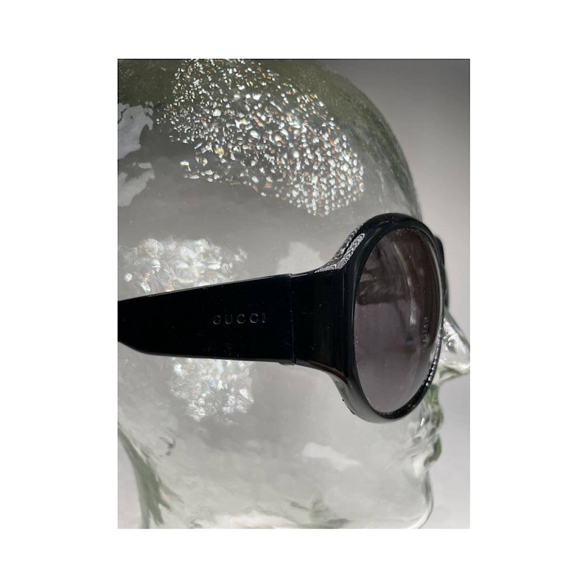 Gucci Black Plastic Sunglasses Size ONE SIZE - 2 Thumbnail