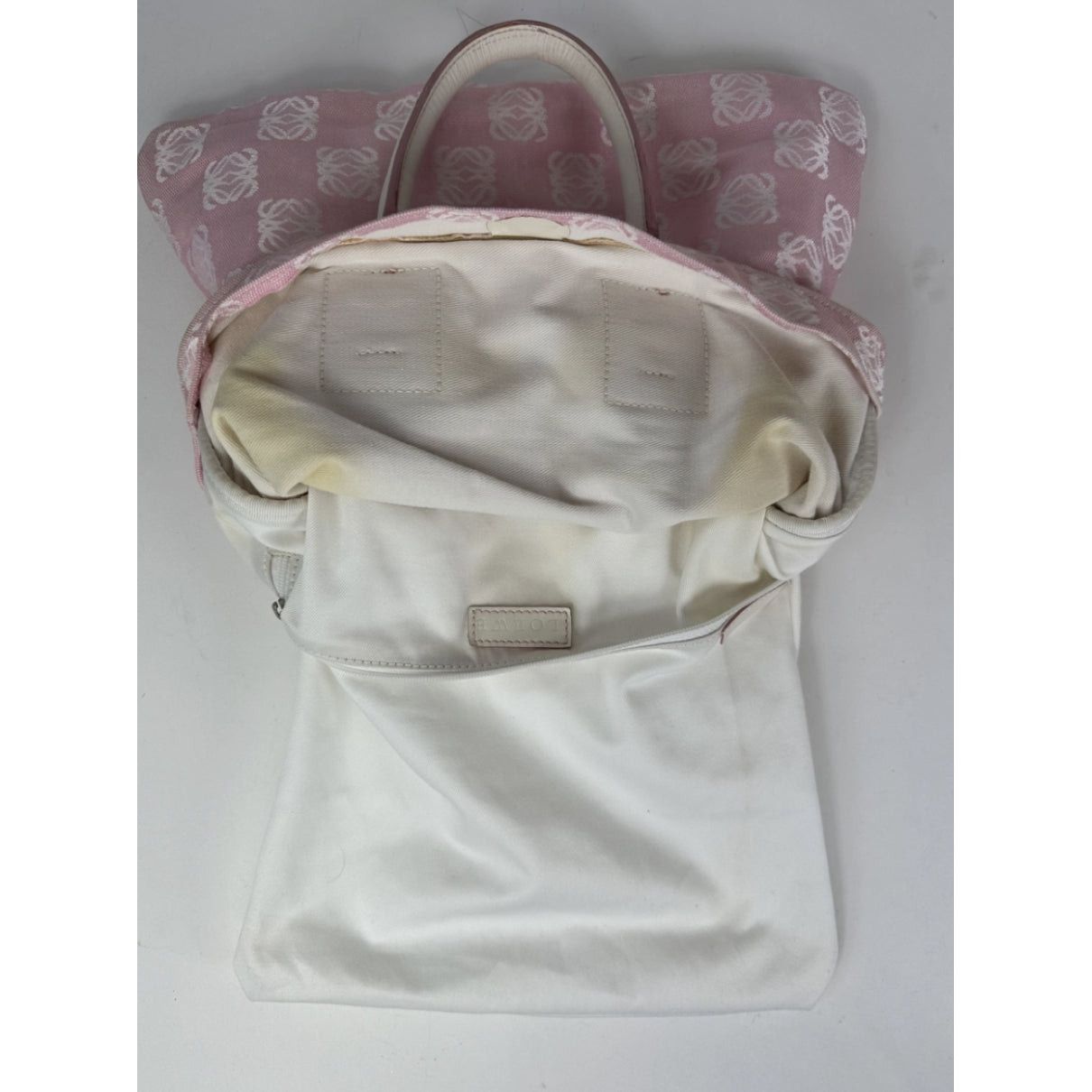 Loewe Cubi Pink Cotton Handbag Size ONE SIZE - 2 Thumbnail