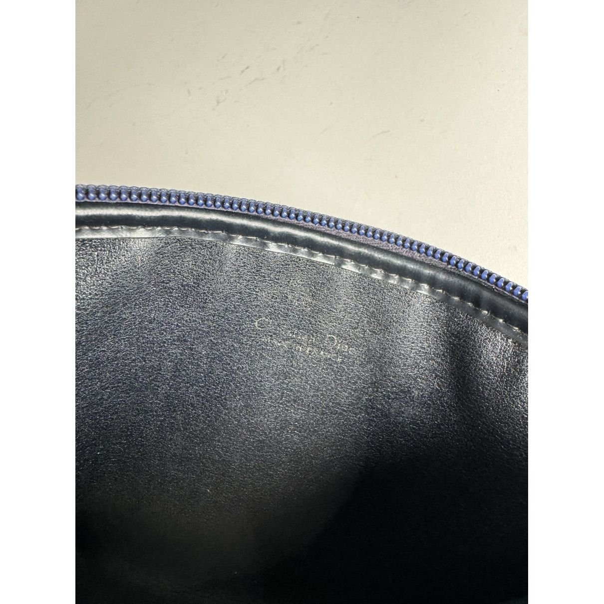 Dior 30 Montaigne Navy Leather Purse Size ONE SIZE - 4 Thumbnail
