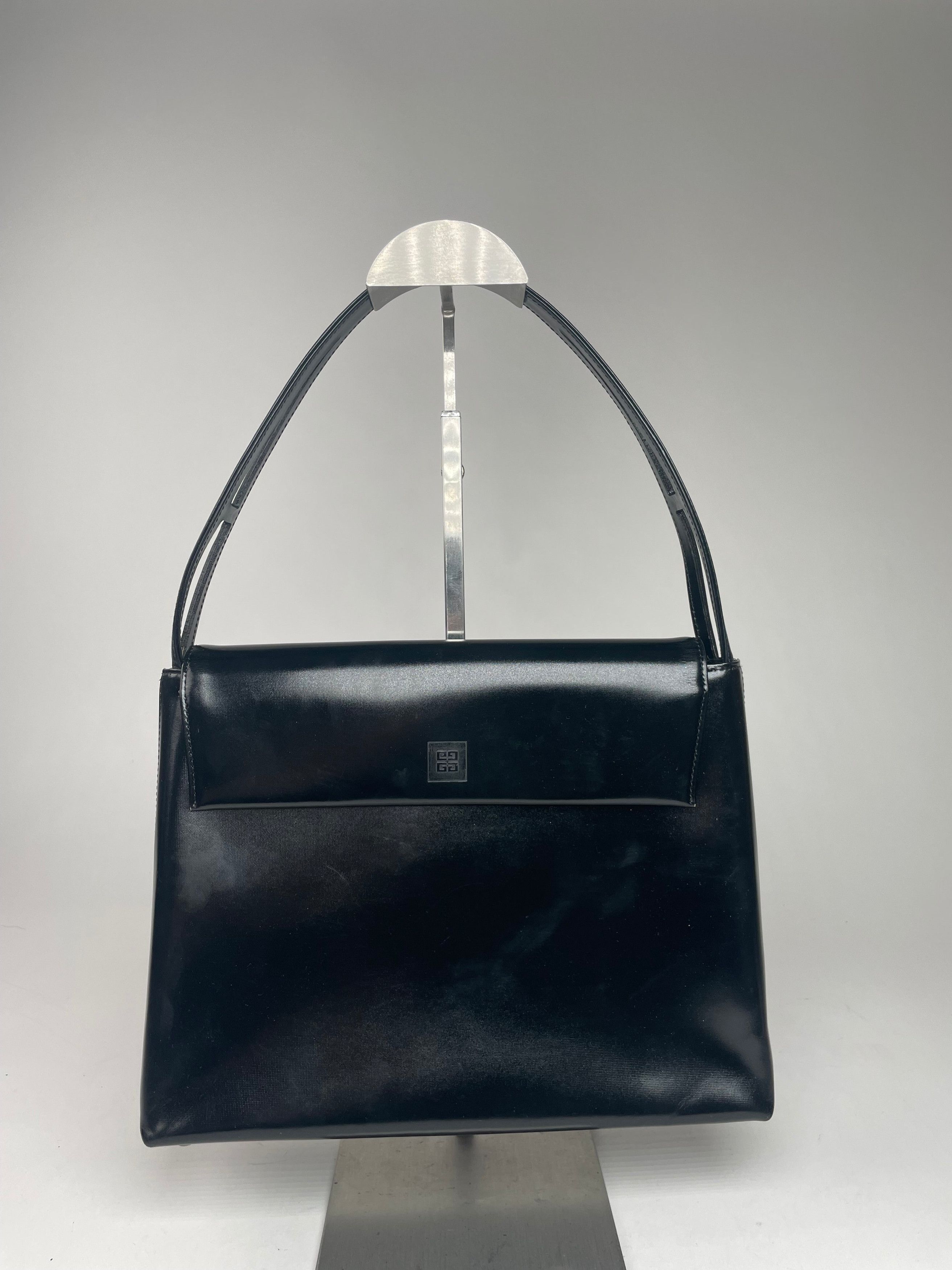 Givenchy Vintage 4G Patent Leather Bag Black Size ONE SIZE - 5 Thumbnail