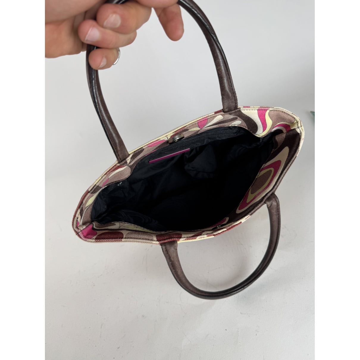 Emilio Pucci Multicolour Cotton Handbag Size ONE SIZE - 5 Thumbnail