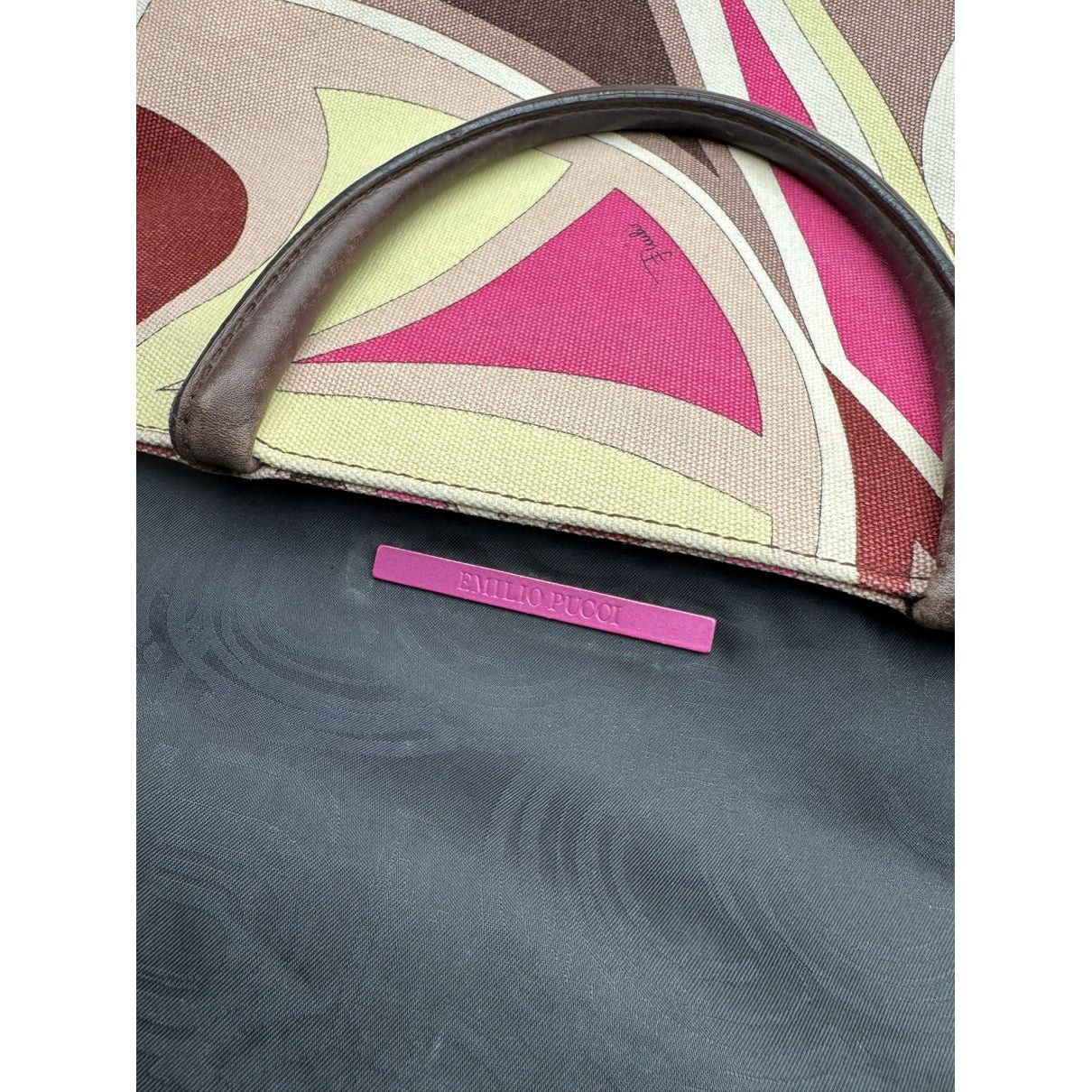 Emilio Pucci Multicolour Cotton Handbag Size ONE SIZE - 3 Thumbnail