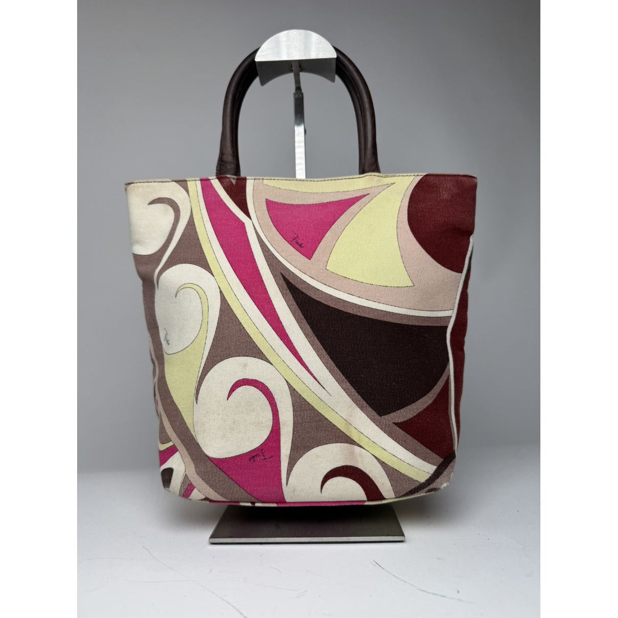 Emilio Pucci Multicolour Cotton Handbag Size ONE SIZE - 4 Thumbnail
