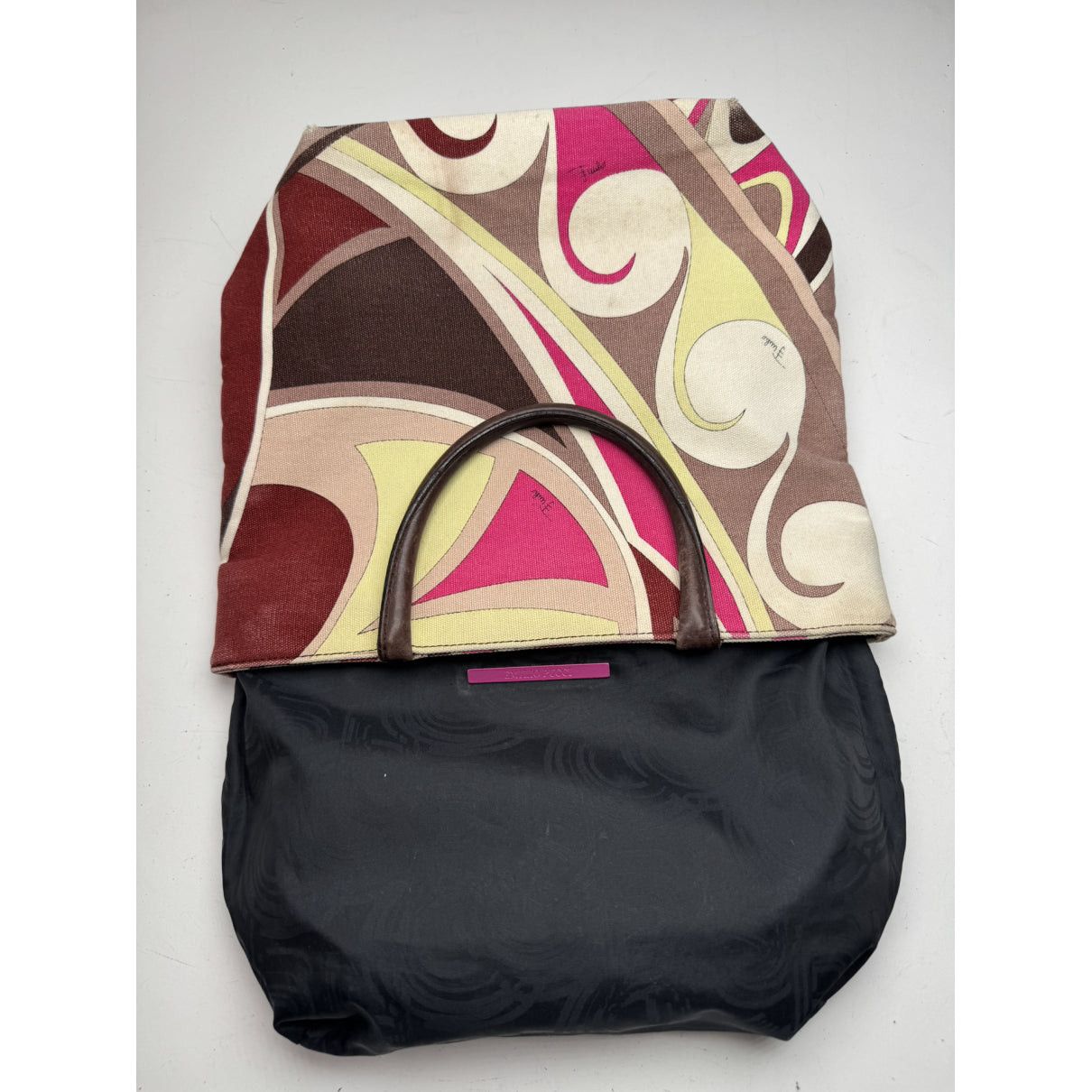 Emilio Pucci Multicolour Cotton Handbag Size ONE SIZE - 2 Thumbnail
