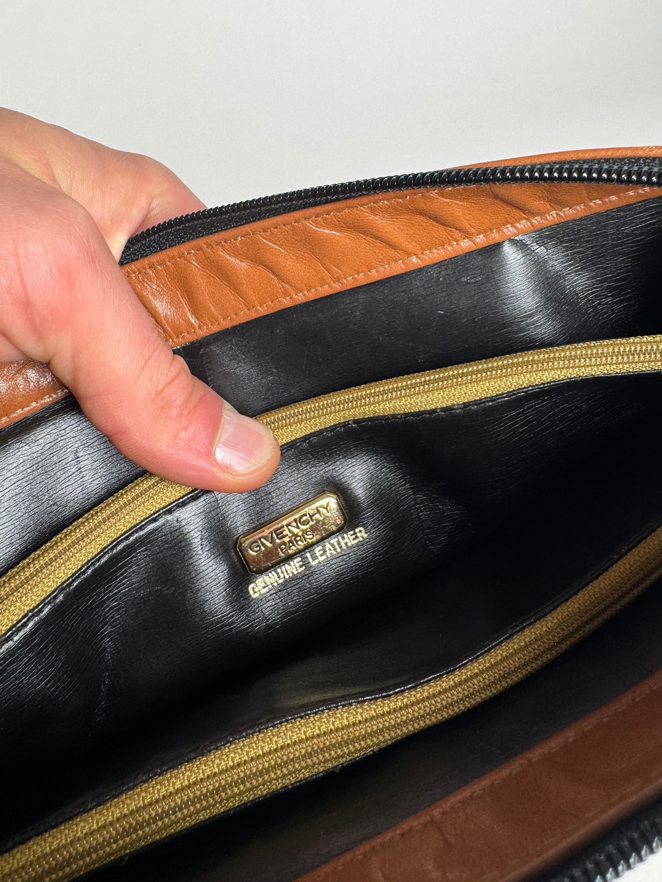 Givenchy Vintage 4G leather Bag black brown Size ONE SIZE - 2 Thumbnail
