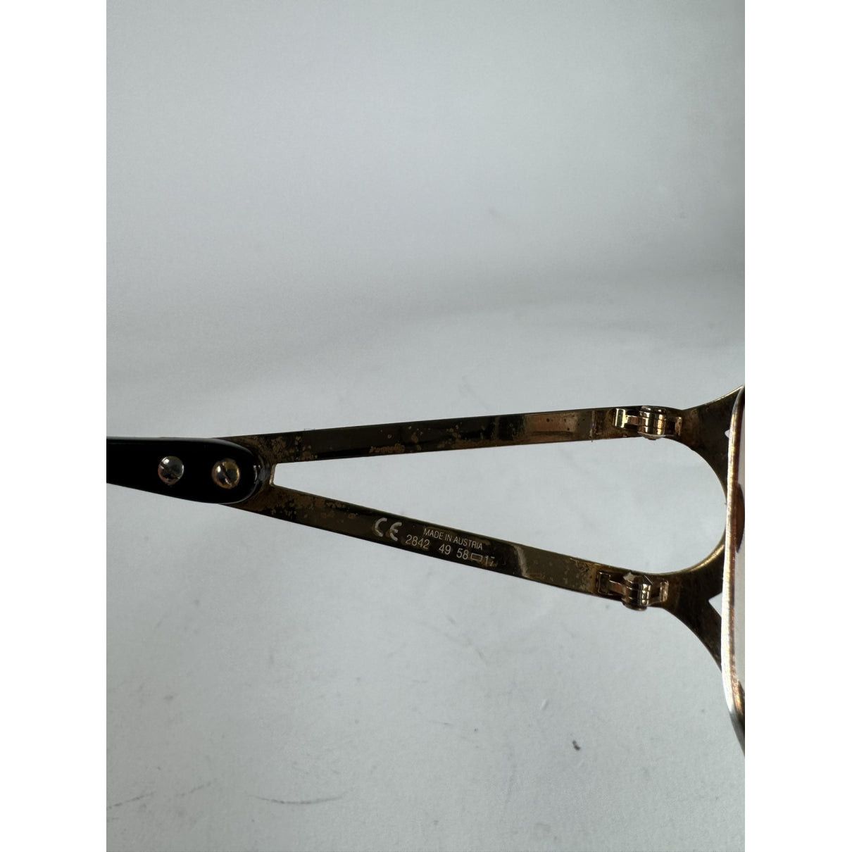 Dior Black Metal Sunglasses Size ONE SIZE - 4 Thumbnail