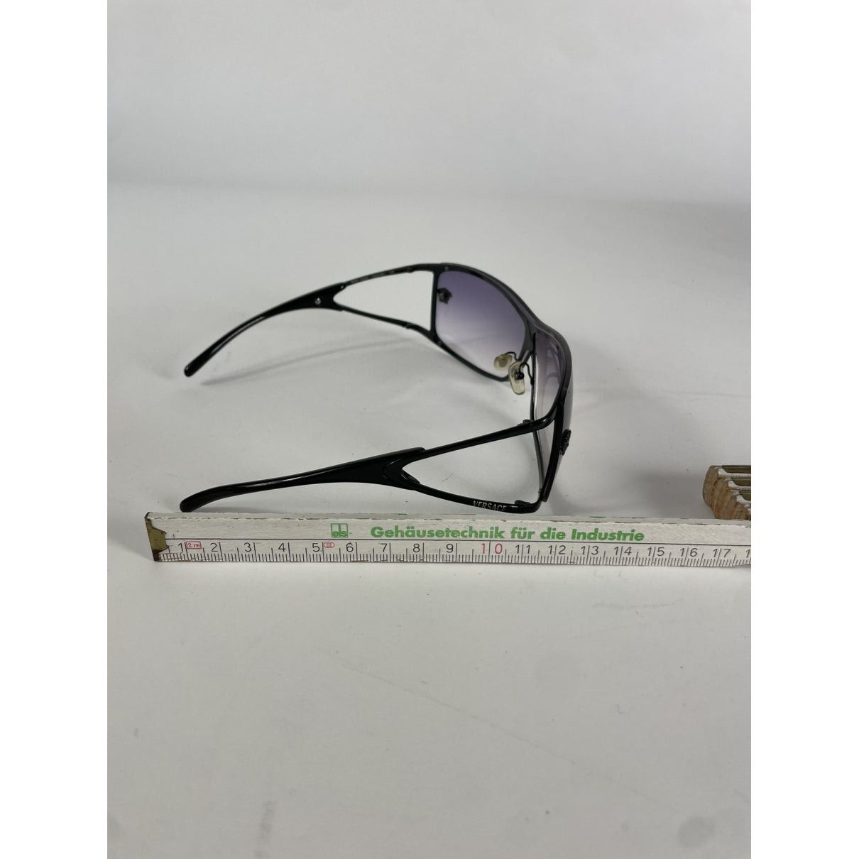 Versace Black Metal Sunglasses Size ONE SIZE - 5 Thumbnail