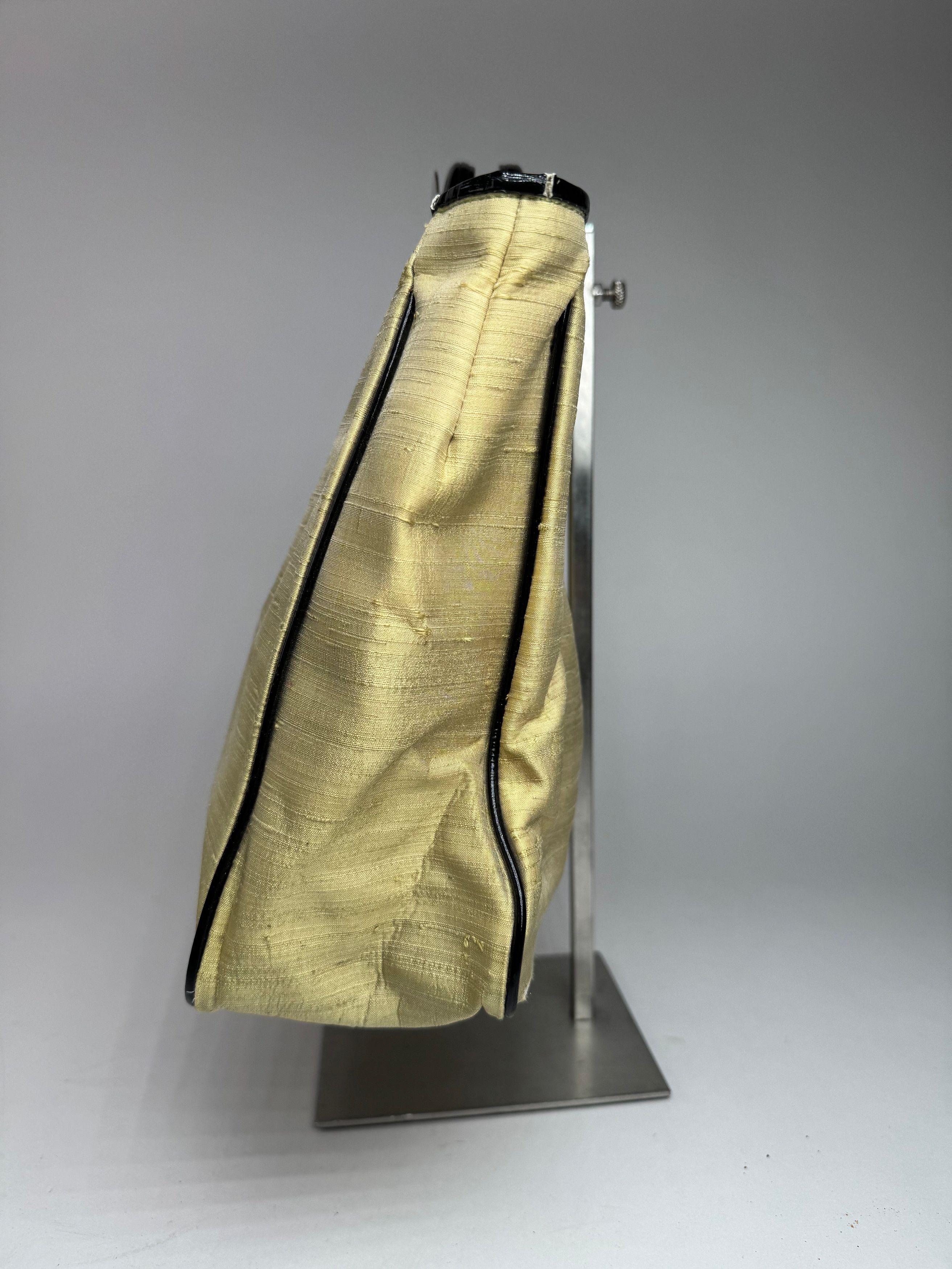 Balenciaga Vintage Linen Bag Citron Yellow Black Size ONE SIZE - 15 Thumbnail