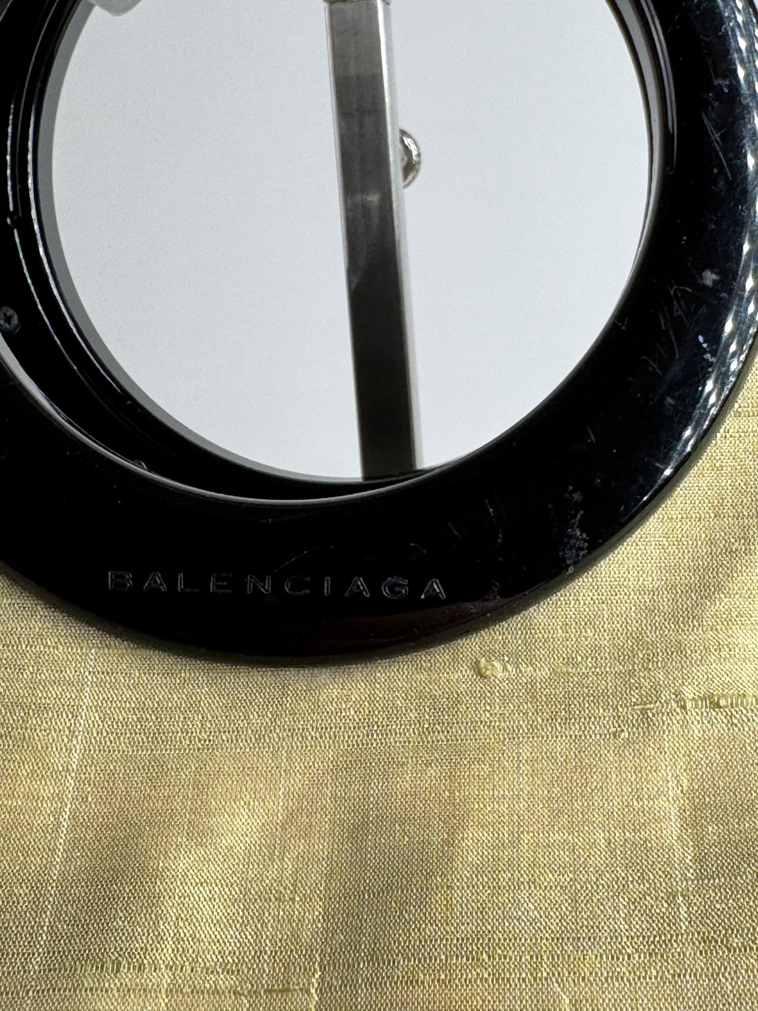 Balenciaga Vintage Linen Bag Citron Yellow Black Size ONE SIZE - 2 Thumbnail