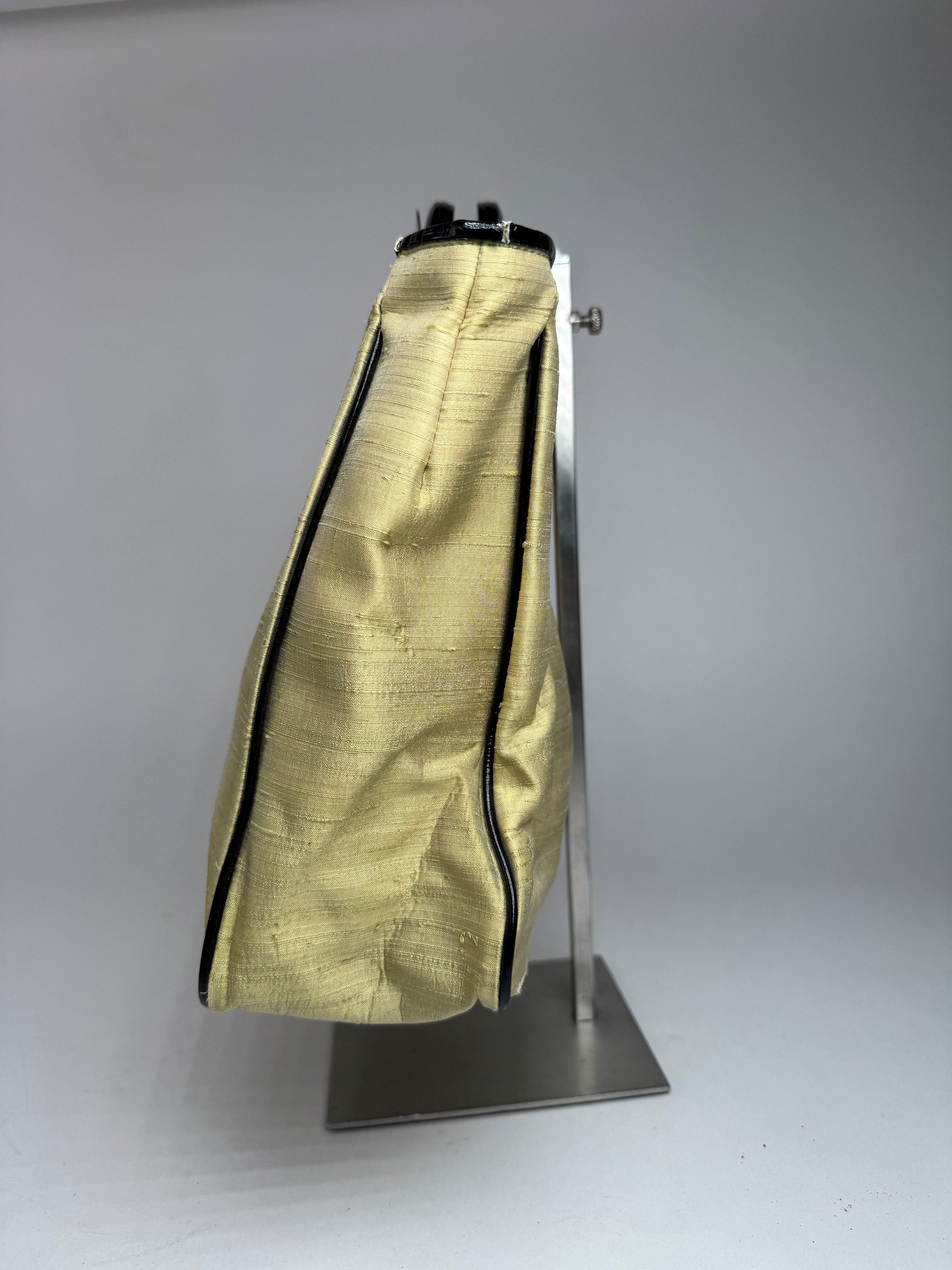 Balenciaga Vintage Linen Bag Citron Yellow Black Size ONE SIZE - 8 Thumbnail