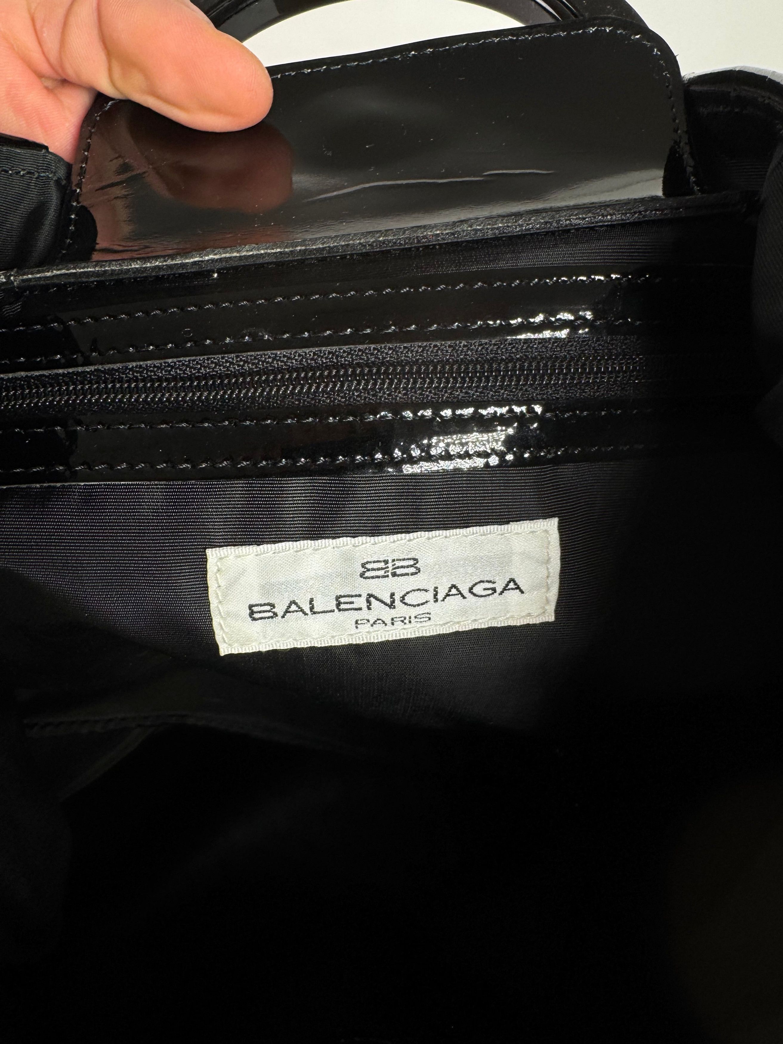 Balenciaga Vintage Linen Bag Citron Yellow Black Size ONE SIZE - 6 Thumbnail