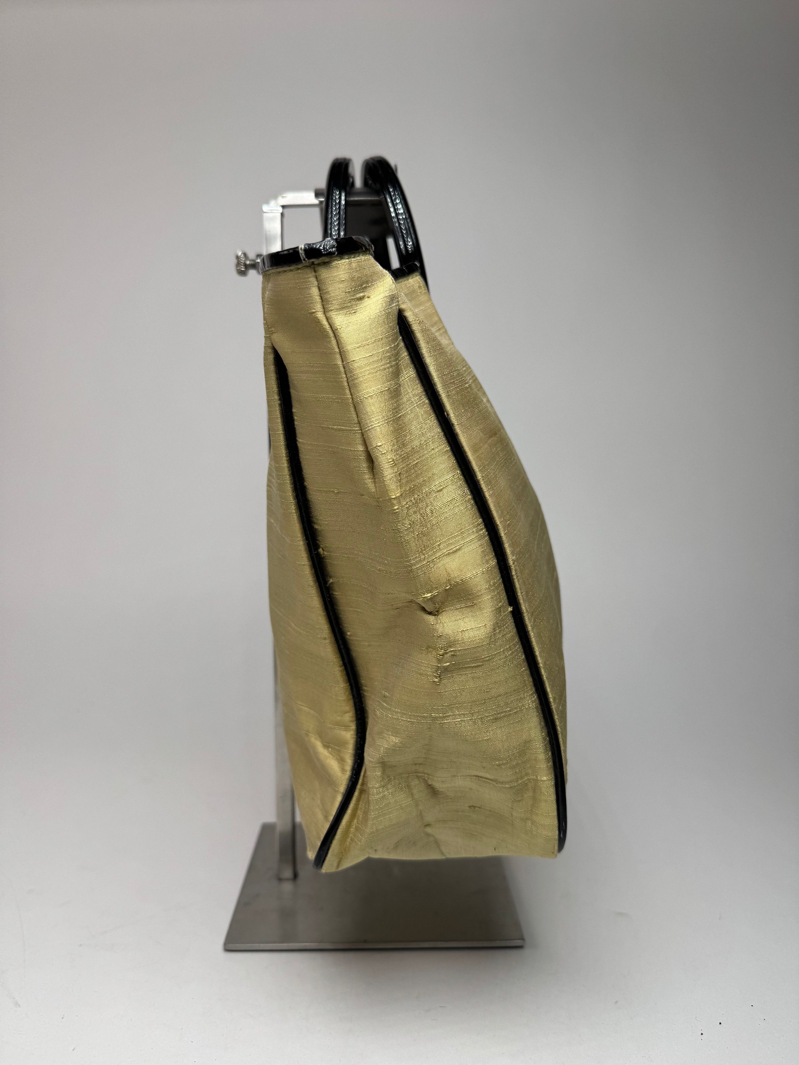 Balenciaga Vintage Linen Bag Citron Yellow Black Size ONE SIZE - 3 Thumbnail