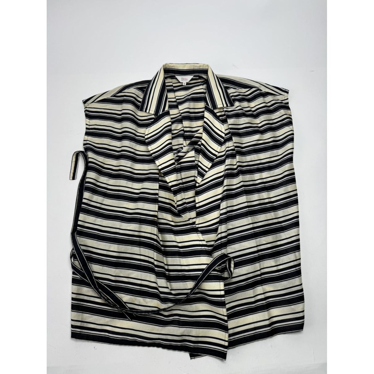 Dior J'A8 Black Silk Top Size M / US 6-8 / IT 42-44 - 4 Thumbnail