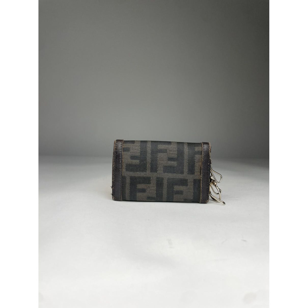 Fendi Brown Cotton Purse Size ONE SIZE - 2 Thumbnail
