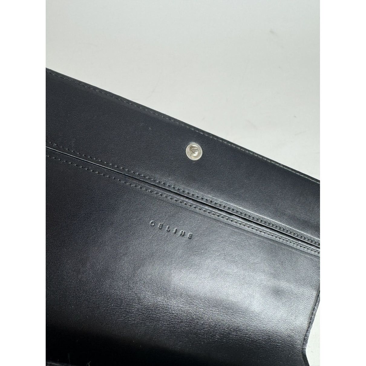 Celine Triomphe Black Cotton Wallet Size ONE SIZE - 4 Thumbnail