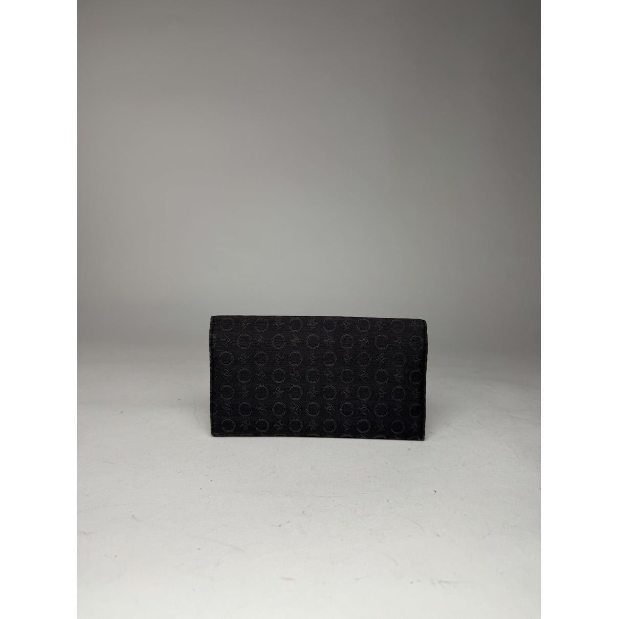 Celine Triomphe Black Cotton Wallet Size ONE SIZE - 2 Thumbnail