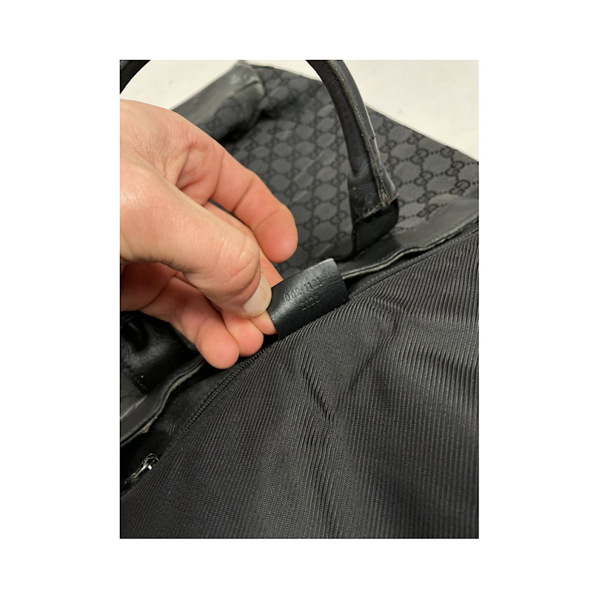 Gucci Jackie Vintage Black Polyester Handbag Size ONE SIZE - 3 Thumbnail