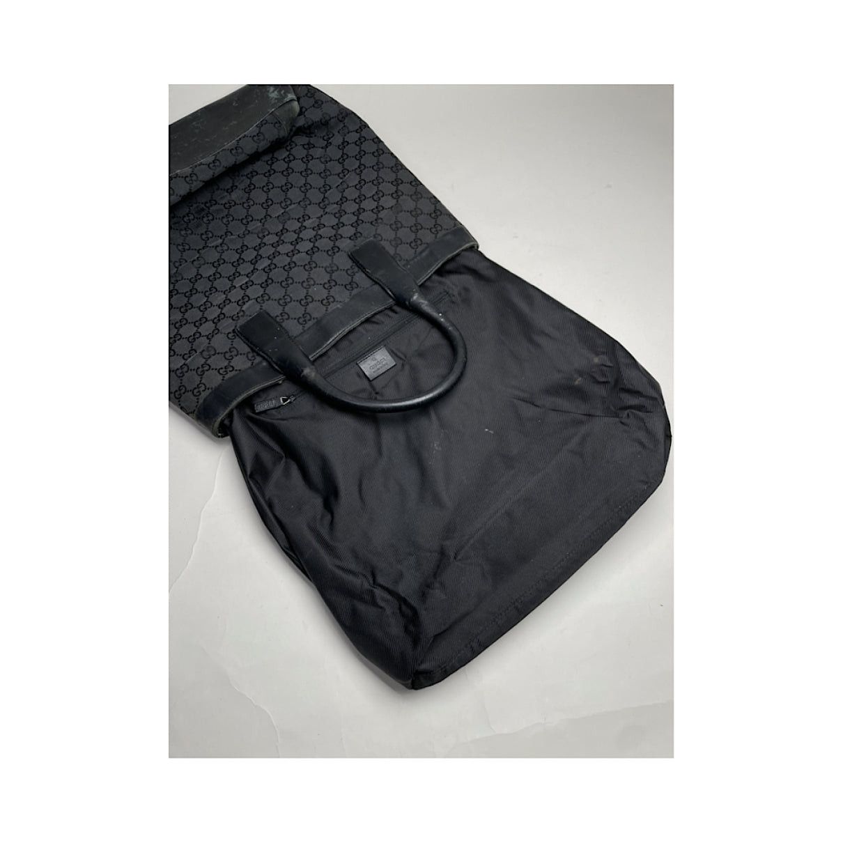 Gucci Jackie Vintage Black Polyester Handbag Size ONE SIZE - 2 Thumbnail