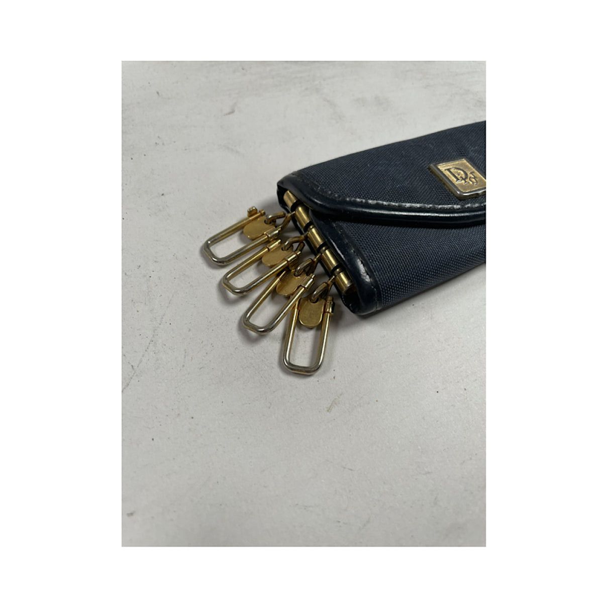 Dior Saddle Navy Leather Purse Size ONE SIZE - 2 Thumbnail