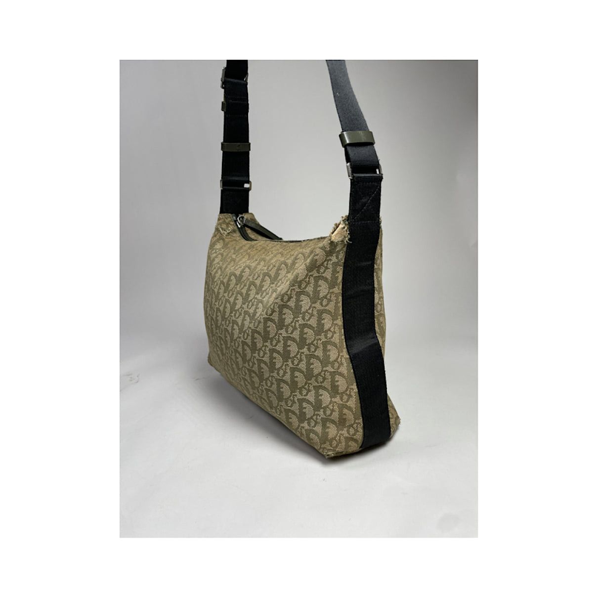 Bowling Brown Cotton Handbag