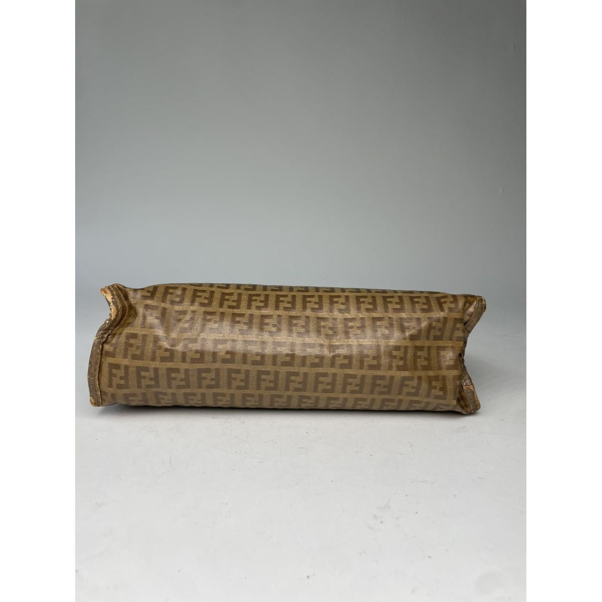 Fendi Double F Gold Leather Clutch Bag Size ONE SIZE - 5 Thumbnail