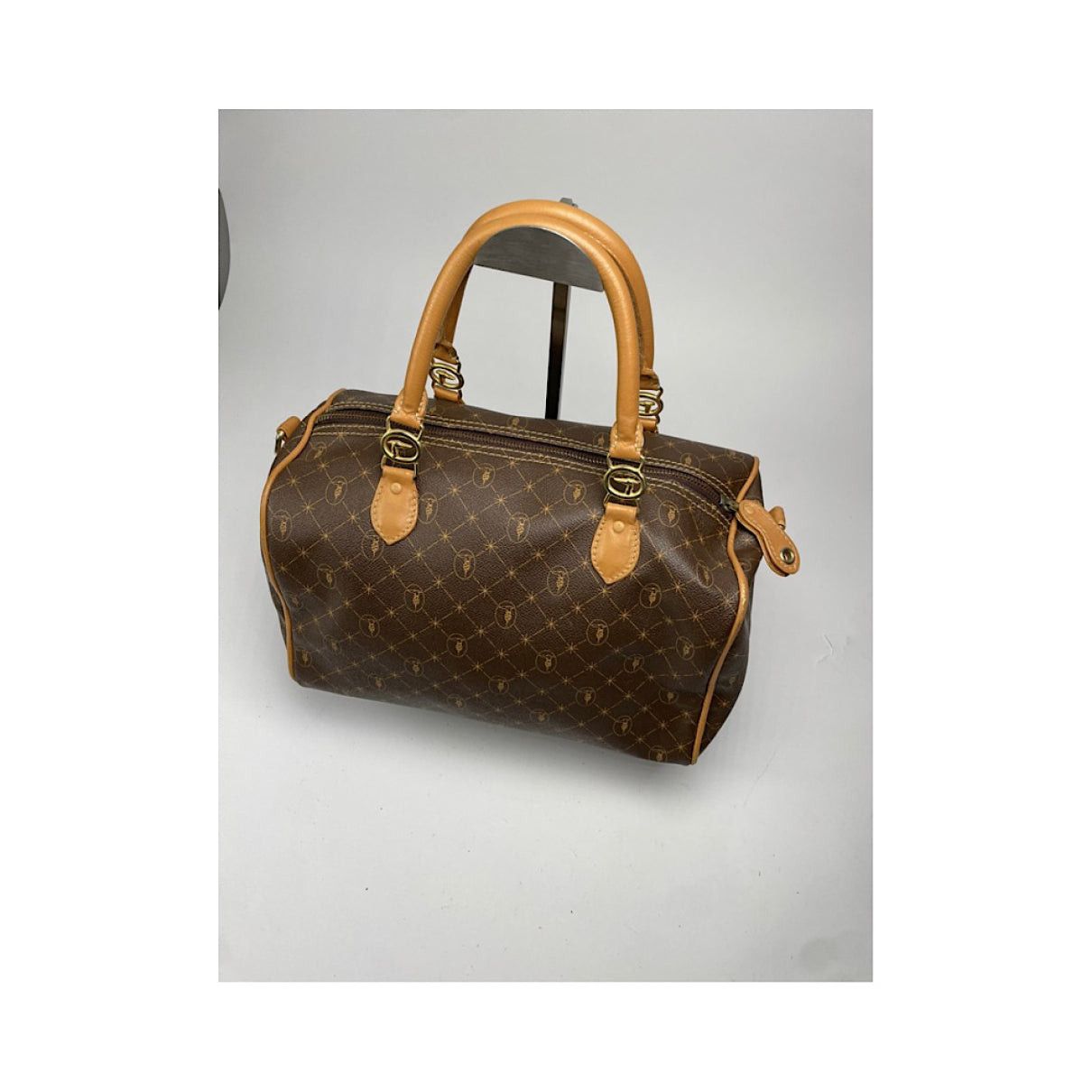 Trussardi Brown Leather Handbag Size ONE SIZE - 4 Thumbnail