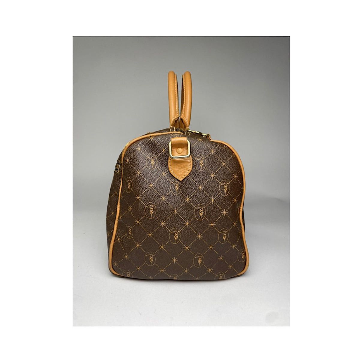 Trussardi Brown Leather Handbag Size ONE SIZE - 5 Thumbnail