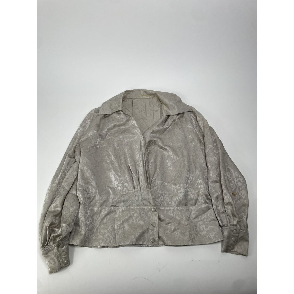 Dior J'adore Silver Silk Top Size M / US 6-8 / IT 42-44 - 3 Thumbnail