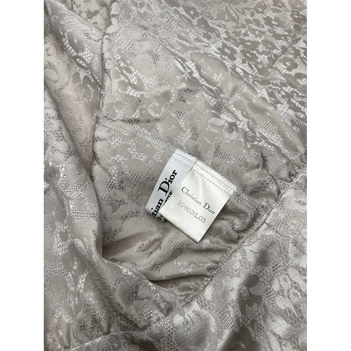 Dior J'adore Silver Silk Top Size M / US 6-8 / IT 42-44 - 4 Thumbnail