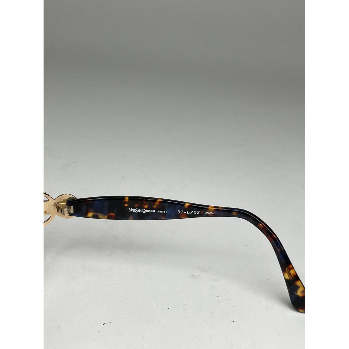 Yves Saint Laurent Black Plastic Sunglasses Size ONE SIZE - 3 Thumbnail