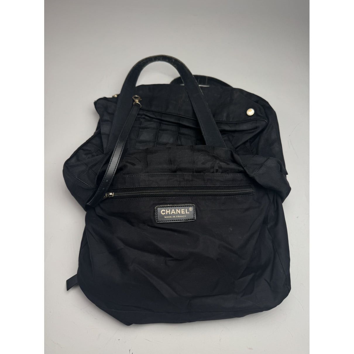 Chanel Black Cotton Handbag Size ONE SIZE - 4 Thumbnail
