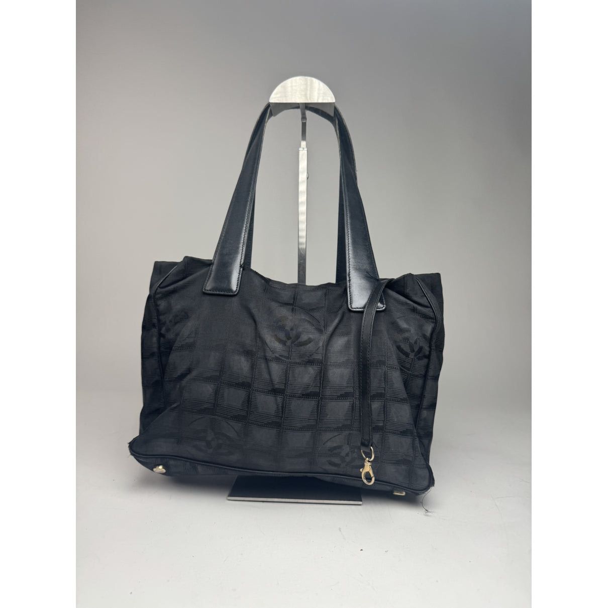 Chanel Black Cotton Handbag Size ONE SIZE - 3 Thumbnail