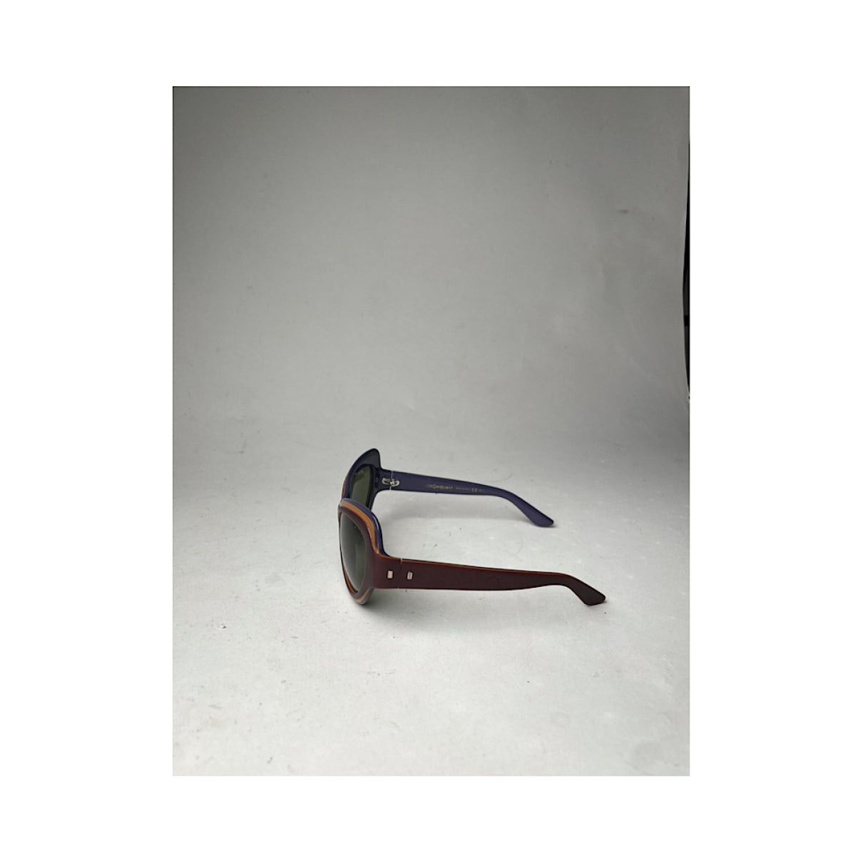 Yves Saint Laurent Purple Plastic Sunglasses Size ONE SIZE - 5 Thumbnail