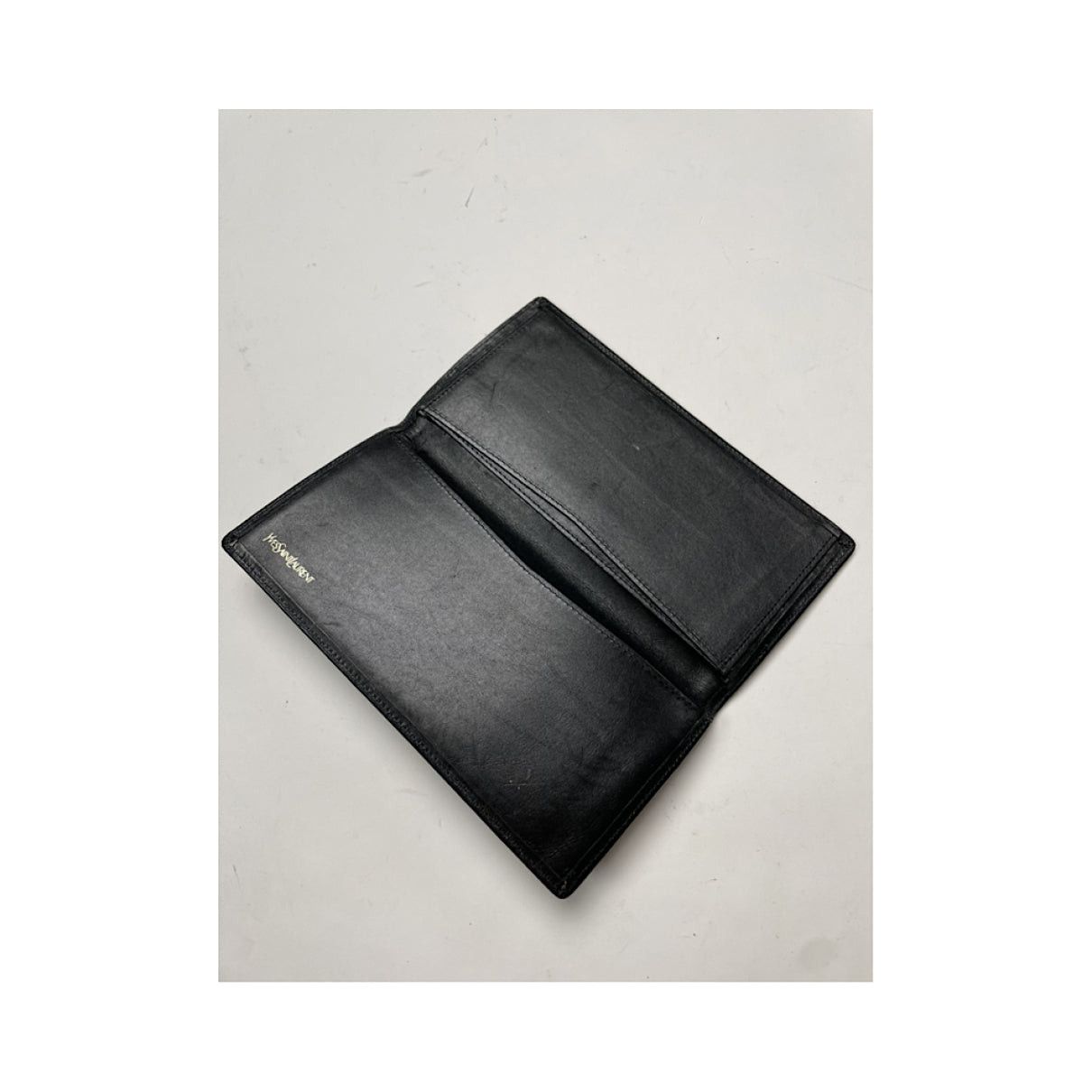 Yves Saint Laurent Black Leather Purse Size ONE SIZE - 4 Thumbnail