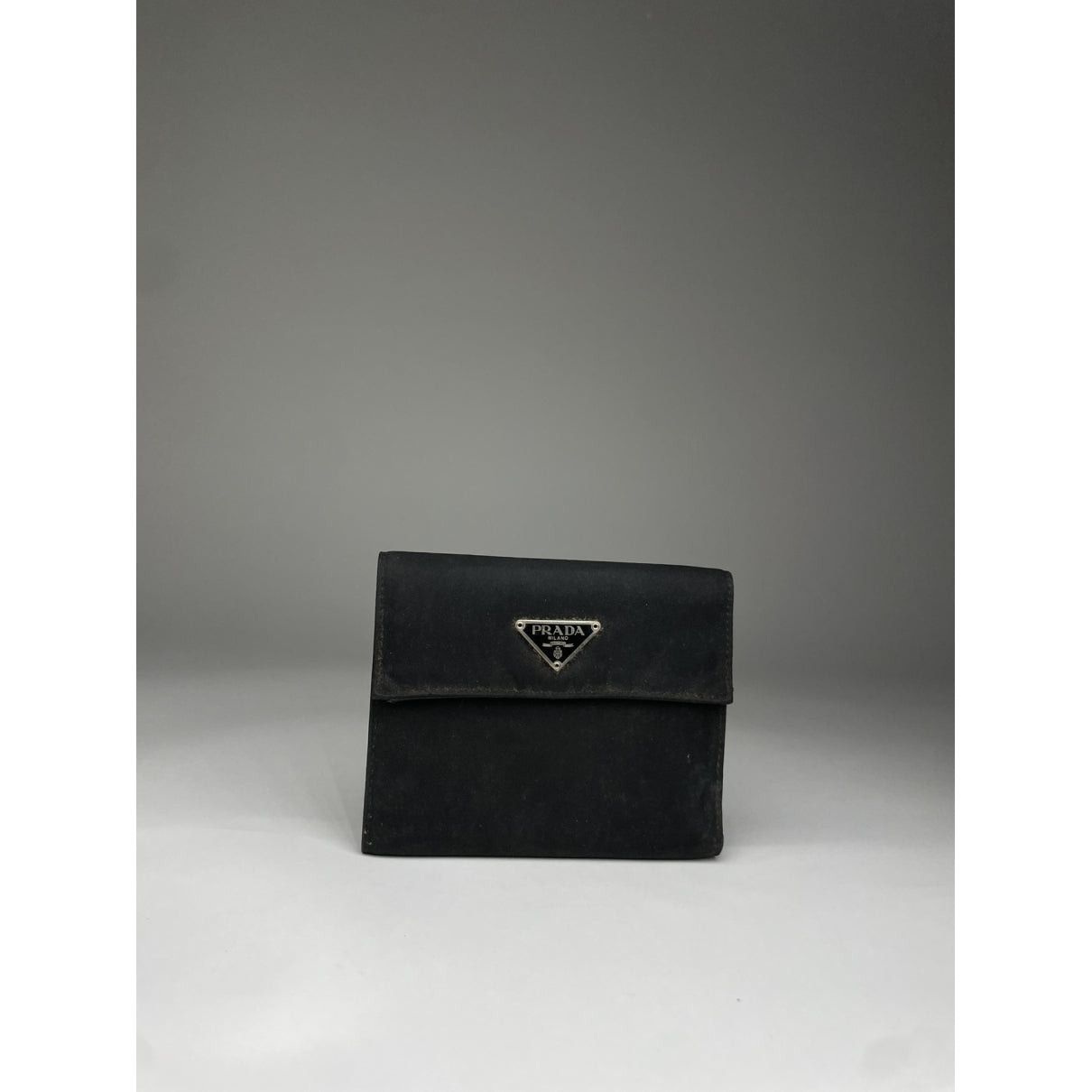 Prada Tessuto Black Leather Wallet Size ONE SIZE - 3 Thumbnail