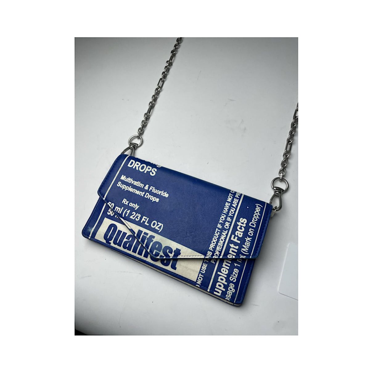Other Maison Martin Margiela Blue Leather Handbag Size ONE SIZE - 4 Thumbnail