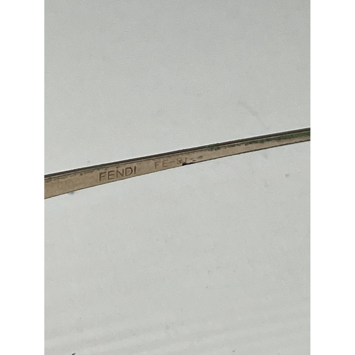 Fendi Gold Metal Sunglasses Size ONE SIZE - 4 Thumbnail